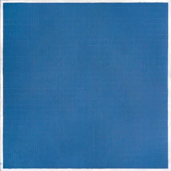 Mar nocturno by Agnes Martin (1963)