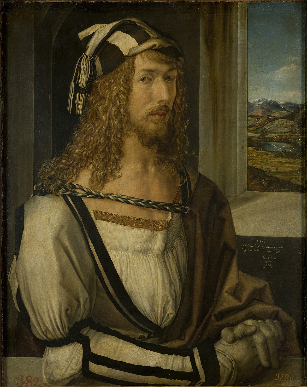 Self-Portrait at 26 by Albrecht Dürer (1498)