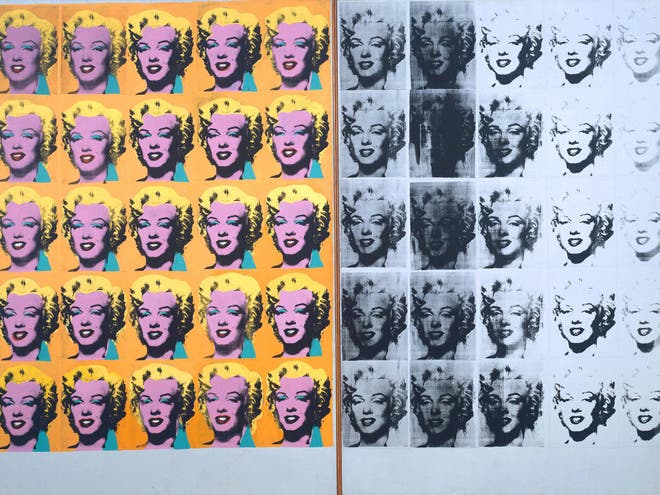 Díptico de Marilyn by Andy Warhol (1962)
