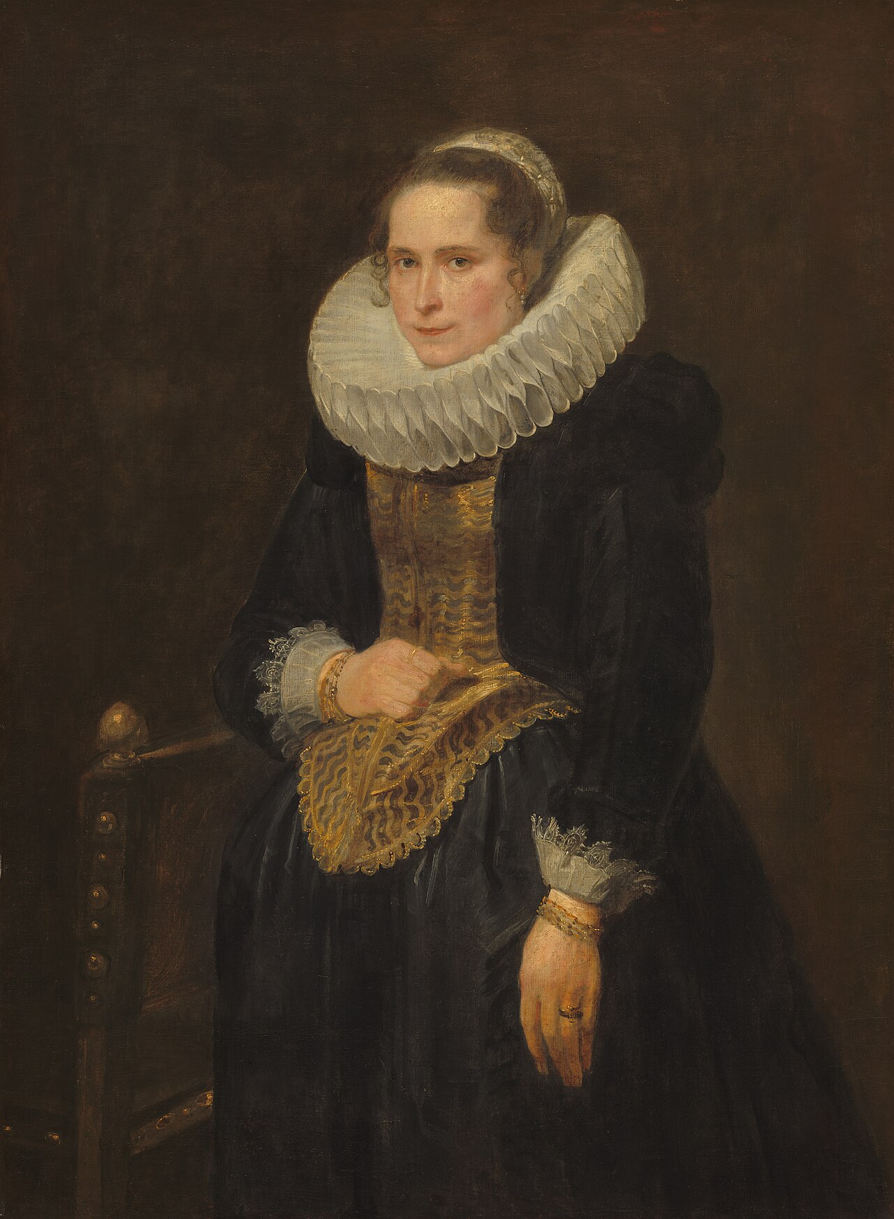 Portrait of a Flemish Lady by Anthony van Dyck (1618)