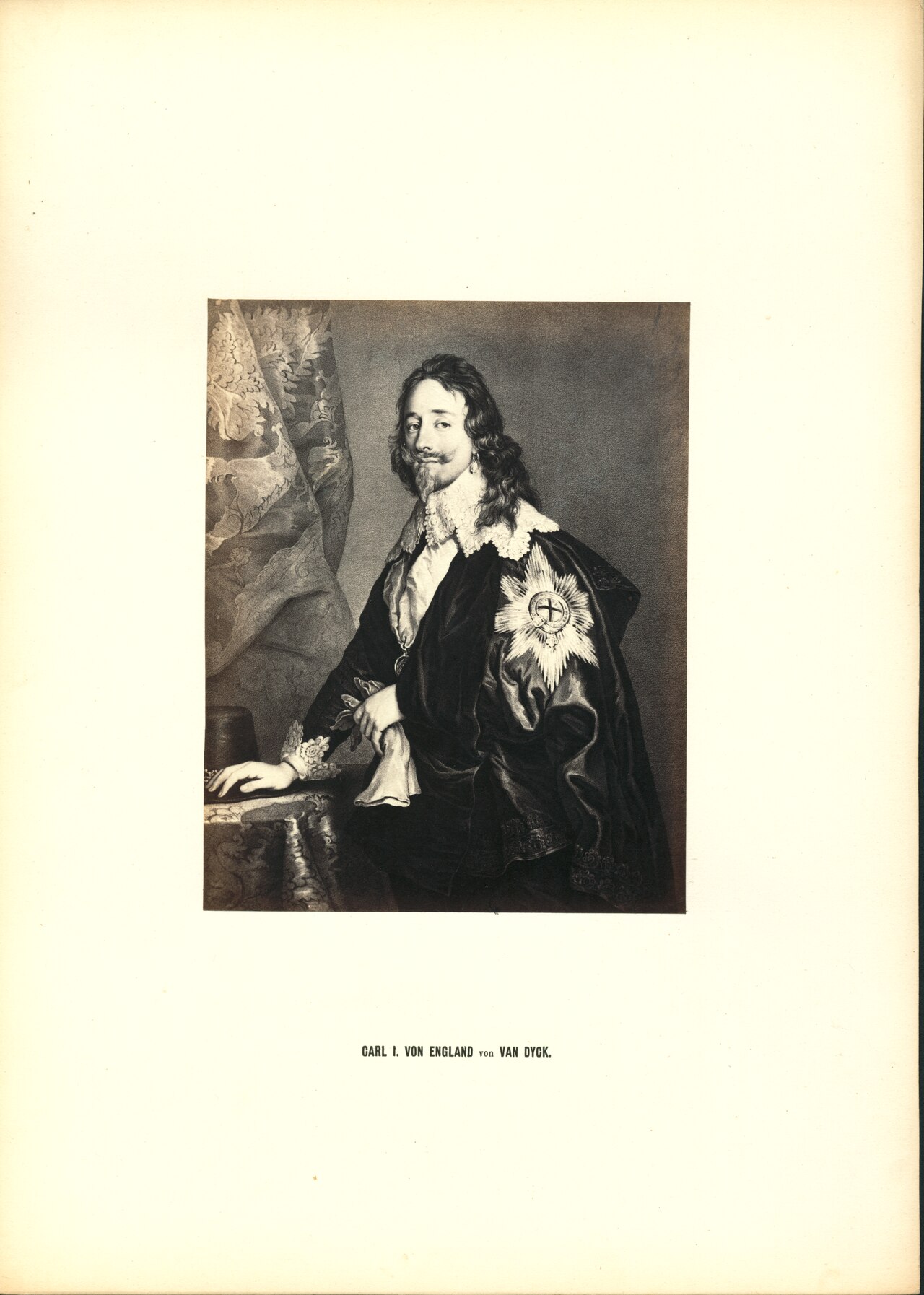 Charles I of England (from Album) by Anthony van Dyck (1635)