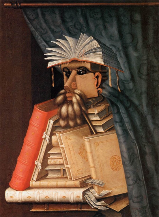 The Librarian by Giuseppe Arcimboldo (1566)