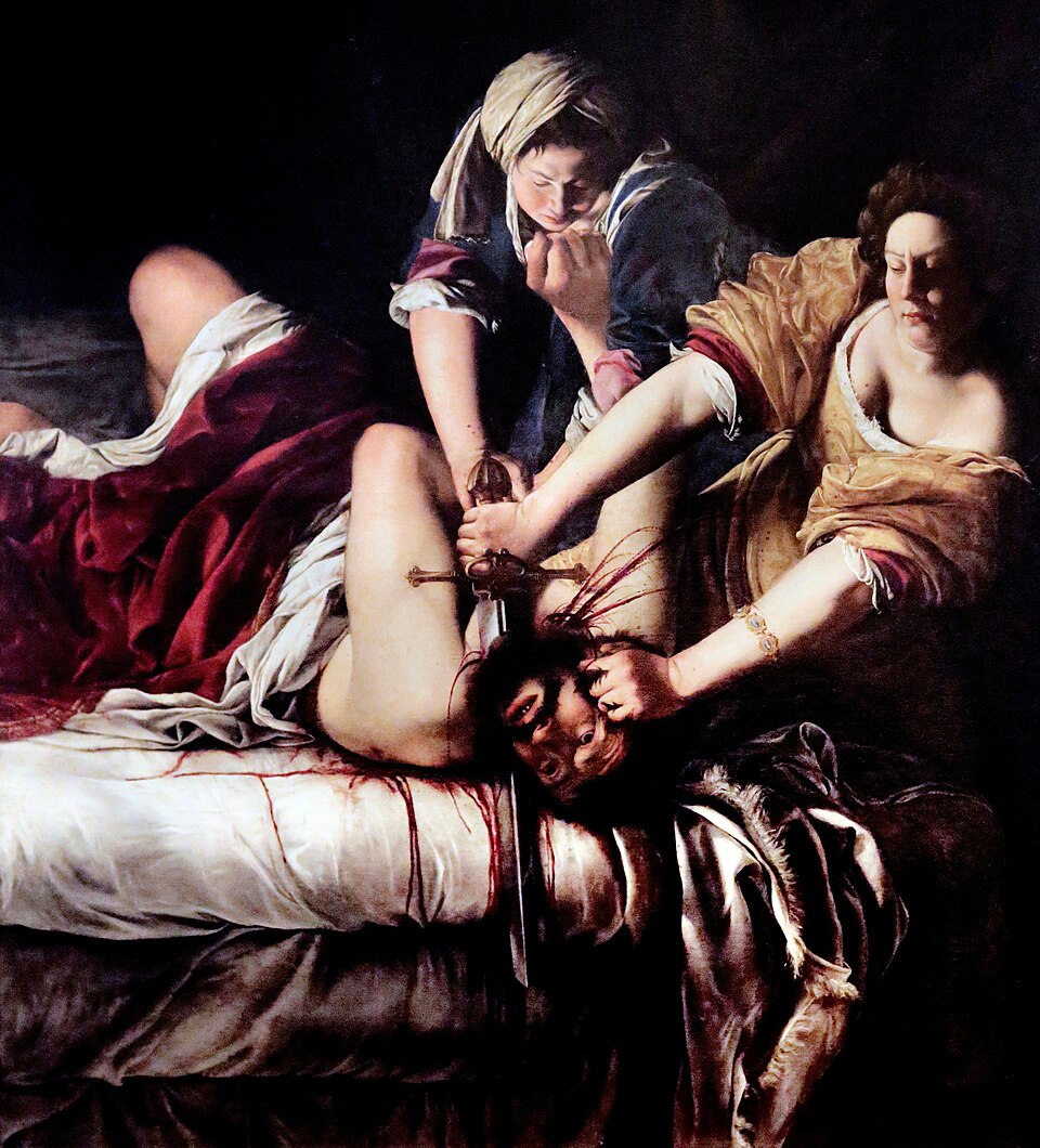 Judit decapitando a Holofernes by Artemisia Gentileschi (1620)
