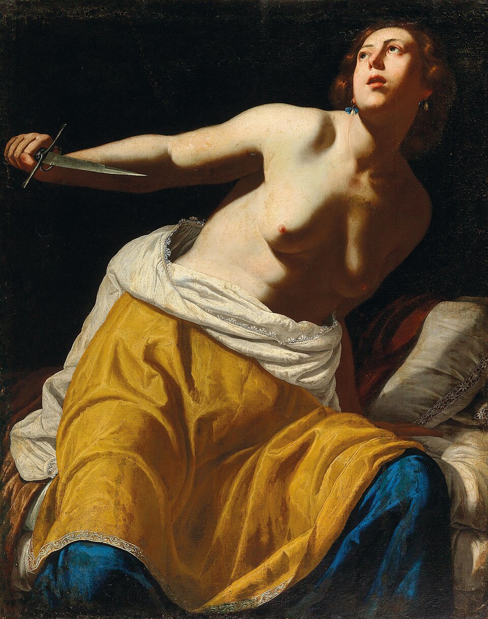 Lucrecia by Artemisia Gentileschi (1625)