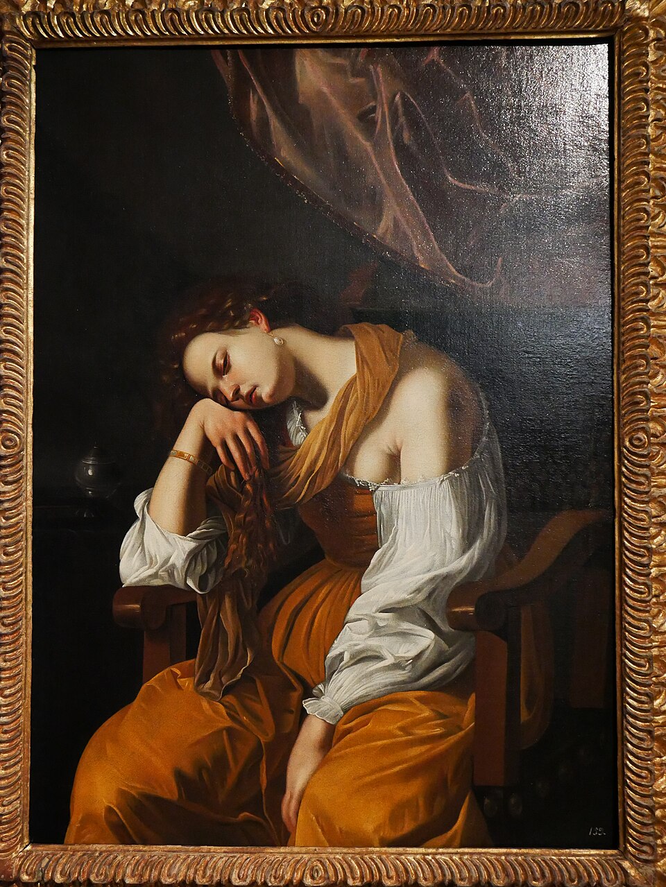 María Magdalena como Melancolía by Artemisia Gentileschi (1622)