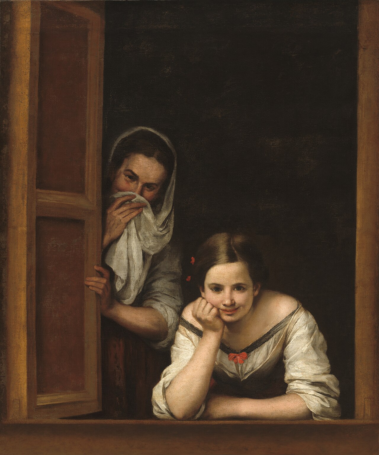 The Holy Family with a Bird by Bartolomé Esteban Murillo (1670)
