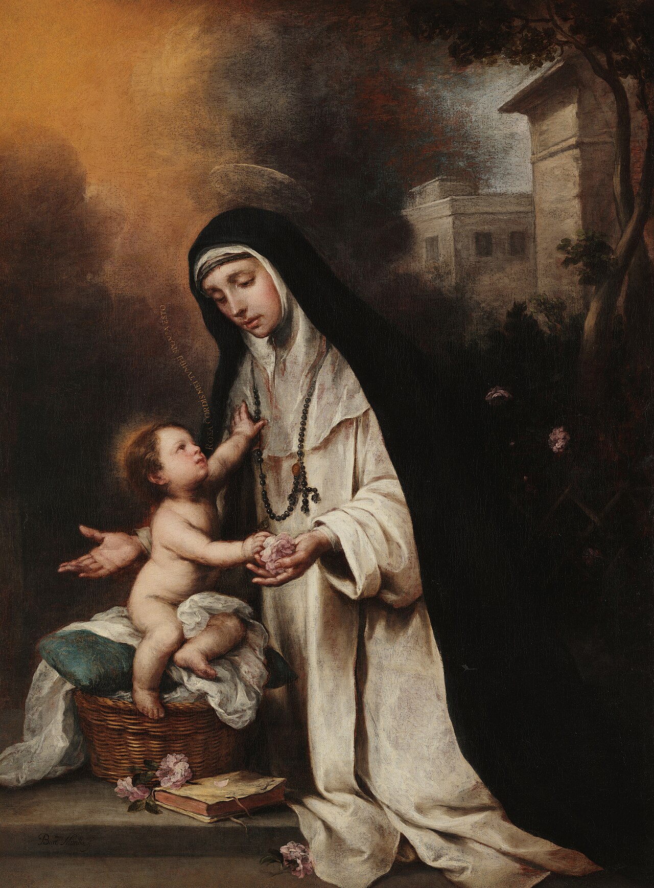 Saint Rose of Lima by Bartolomé Esteban Murillo (1670)