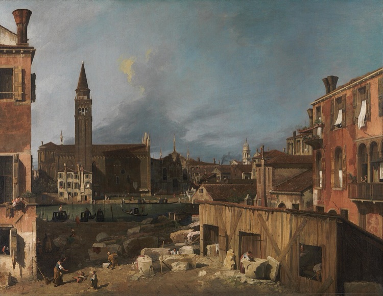 El barrio de los canteros by Canaletto (1726)