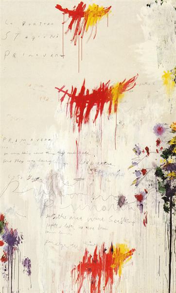 Say Goodbye Catullus by Cy Twombly (1994)