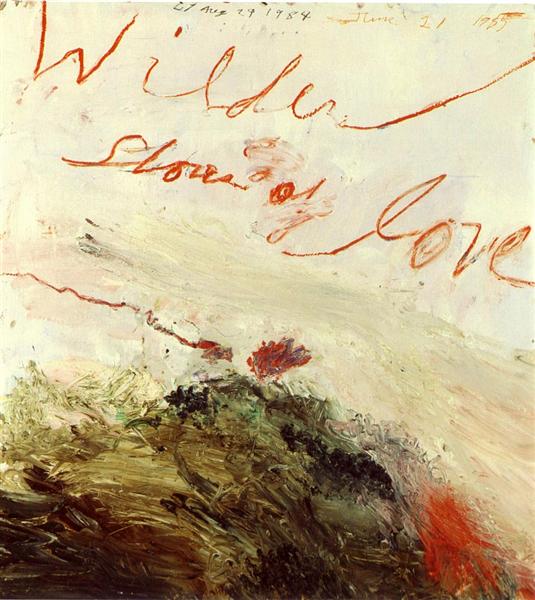 Wilder Shores of Love by Cy Twombly (1985)