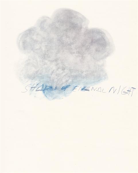 Cincuenta días en Iliam: Sombras de la noche eterna by Cy Twombly (1978)