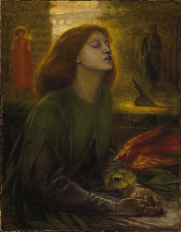 Beata Beatrix by Dante Gabriel Rossetti (1870)