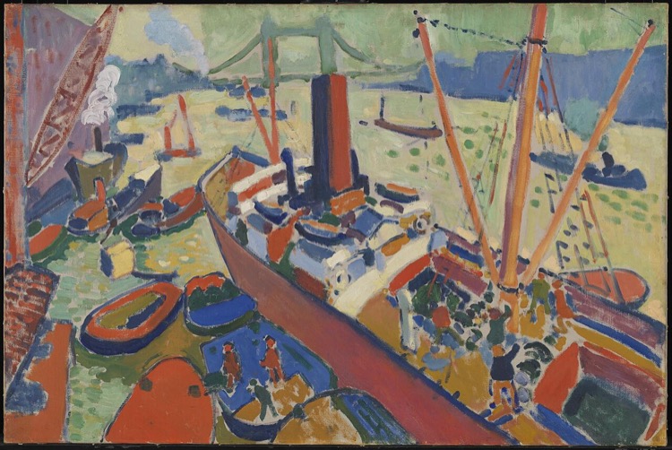 El Pool de Londres by André Derain (1906)
