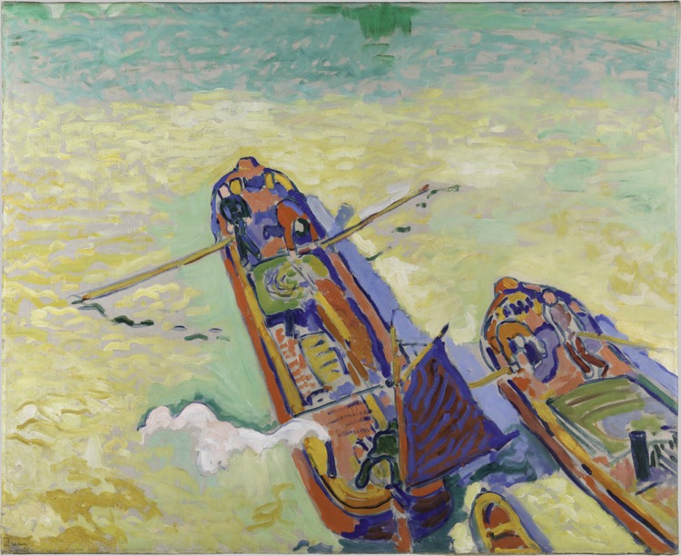 Las dos barcazas by André Derain (1906)