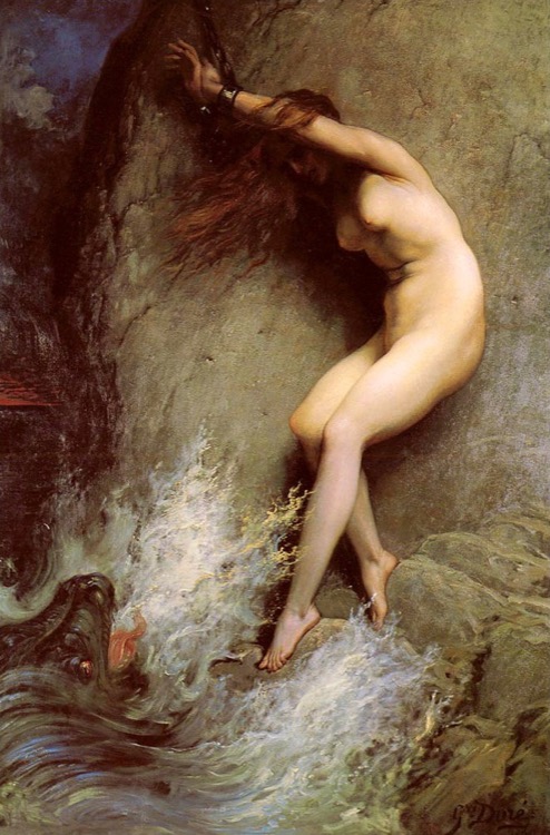 Andrómeda by Gustave Doré (1869)