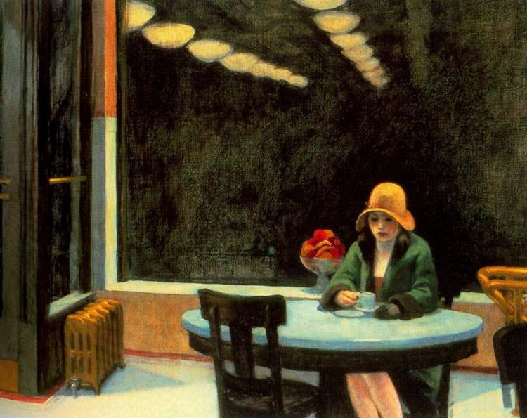 Automat by Edward Hopper (1927)