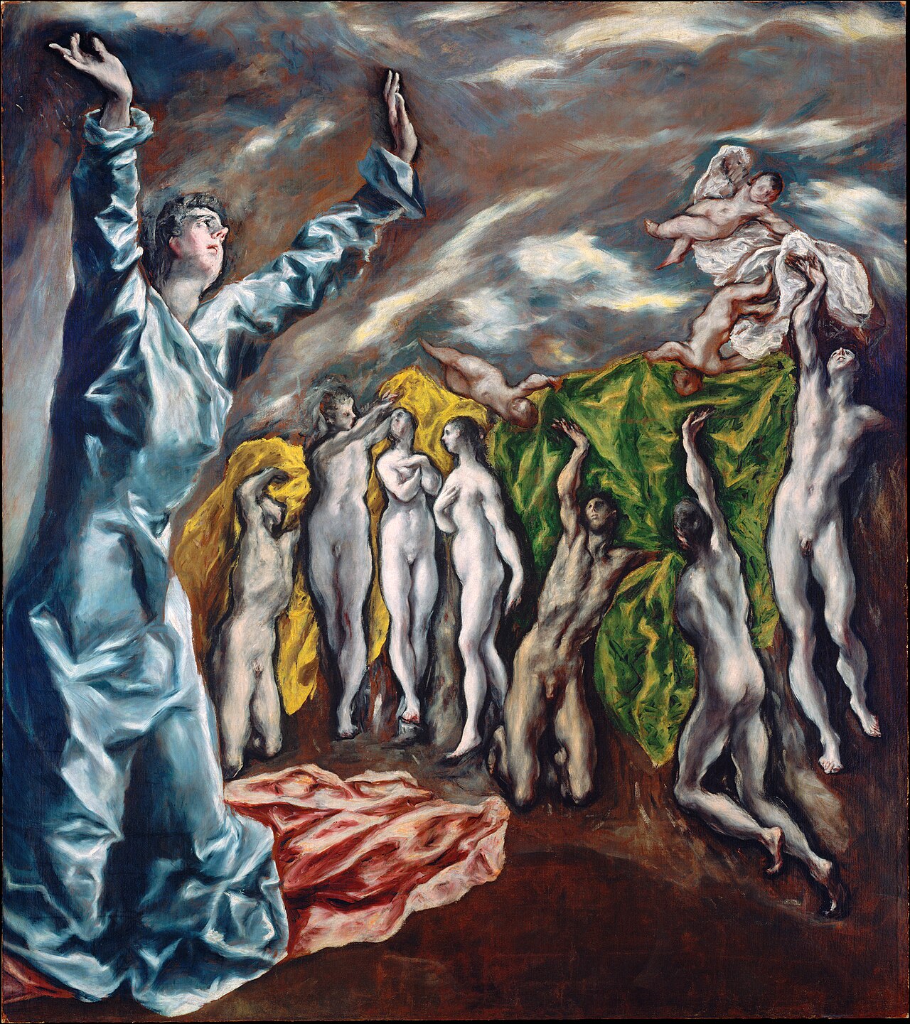 The Opening of the Fifth Seal by El Greco (1614)
