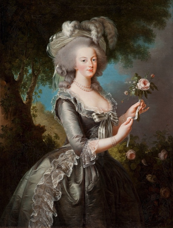 María Antonieta con una rosa by Élisabeth Vigée Le Brun (1783)
