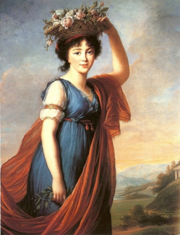 La princesa Eudocia Ivánovna Galitzine by Élisabeth Vigée Le Brun (1794)