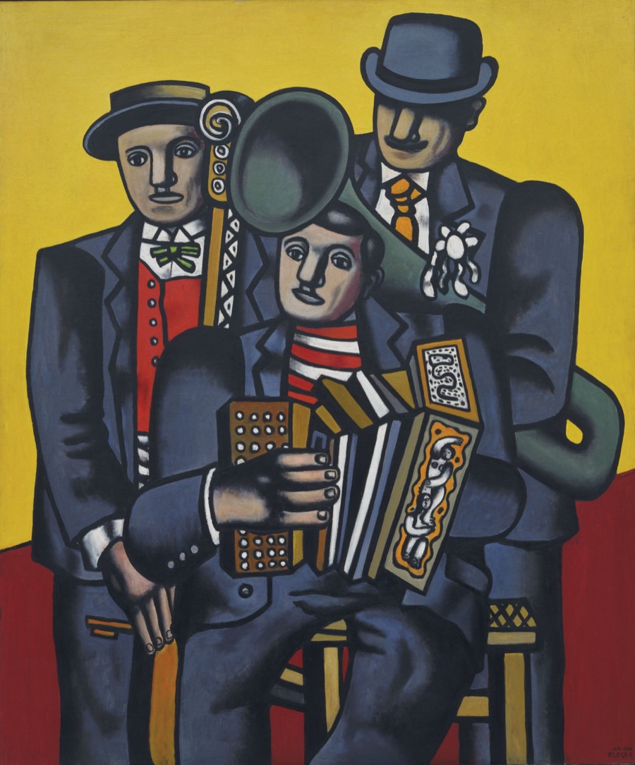 Three Musicians by Fernand Léger (1944)