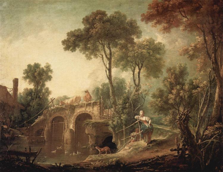 Odalisca rubia by François Boucher (1752)
