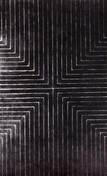 Die Fahne Hoch! by Frank Stella (1959)