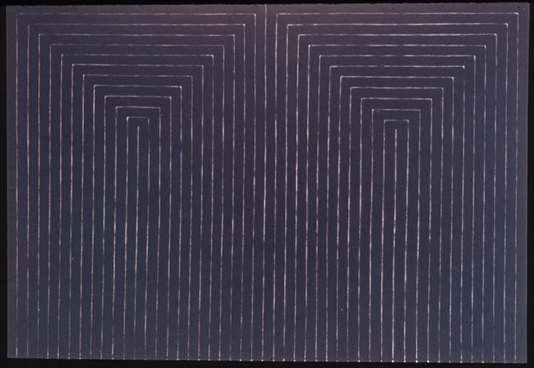 The Marriage of Reason and Squalor by Frank Stella (1959)