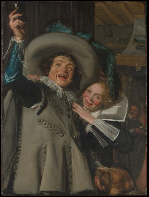 Yonker Ramp and His Sweetheart by Frans Hals (1623)