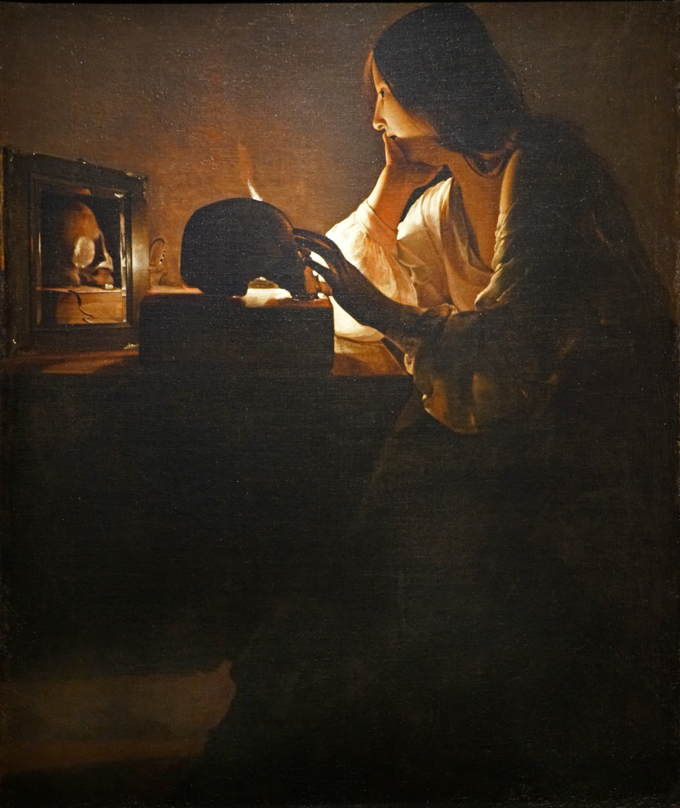 La Magdalena penitente by Georges de La Tour (1640)