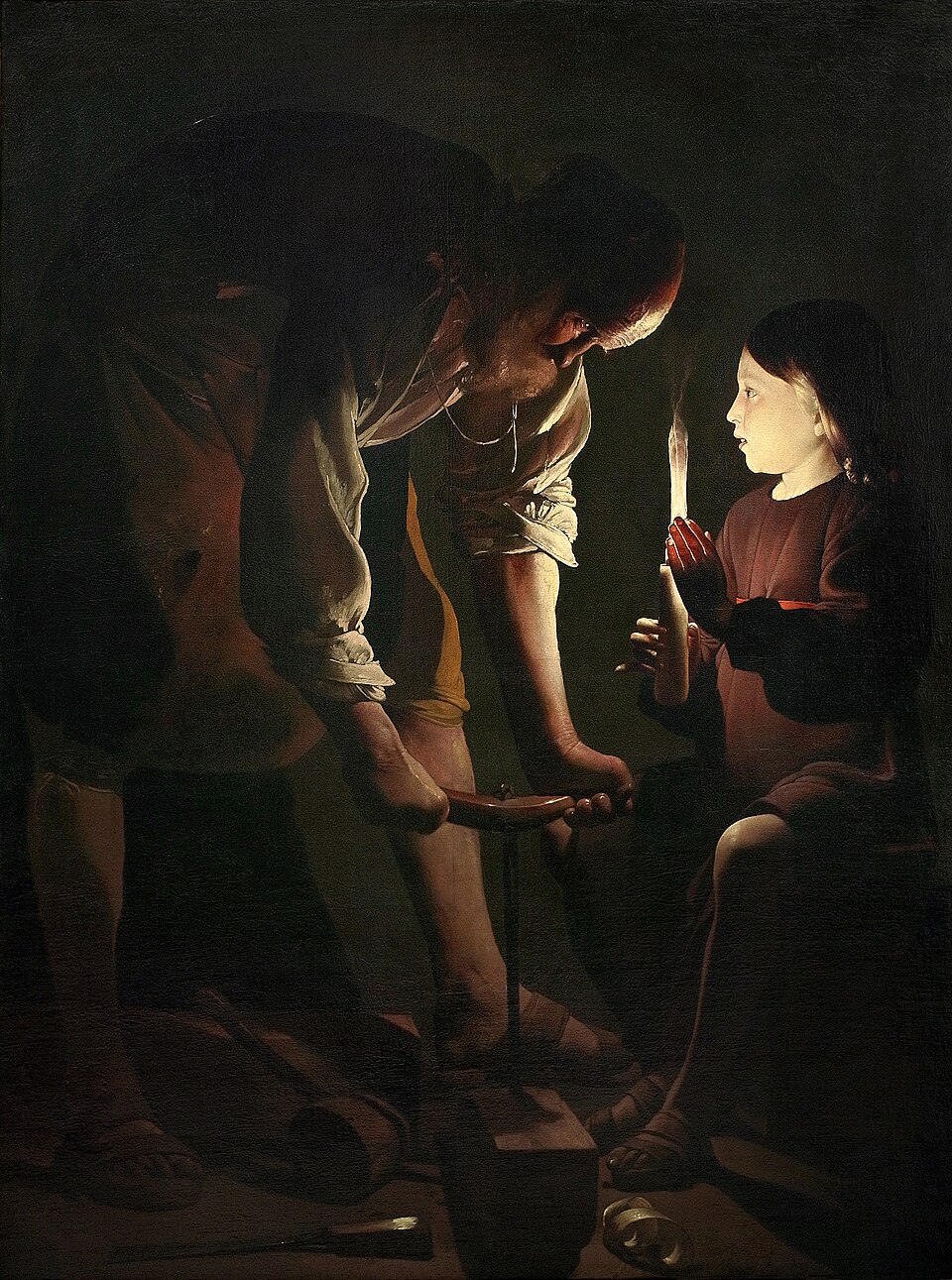 San José carpintero by Georges de La Tour (1642)