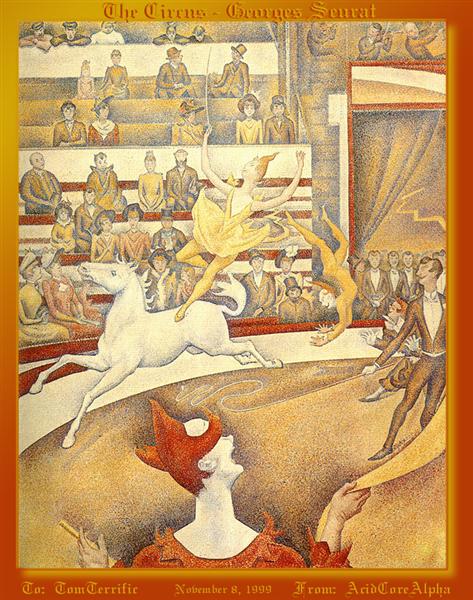 El circo by Georges Seurat (1891)