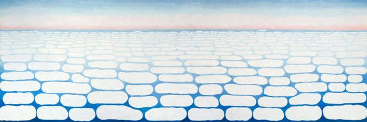Sky Above Clouds IV by Georgia O'Keeffe (1965)
