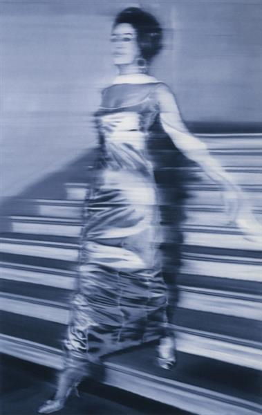 Mujeres bajando la escalera by Gerhard Richter (1965)