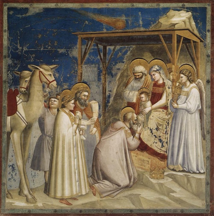 La Adoración de los Reyes Magos by Giotto (1305)