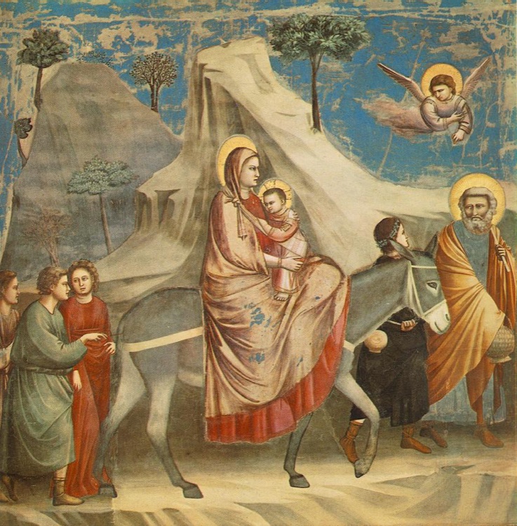 La huida a Egipto by Giotto (1305)