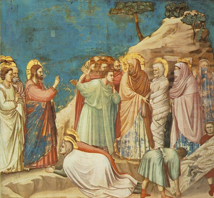 The Raising of Lazarus by Giotto (1305)