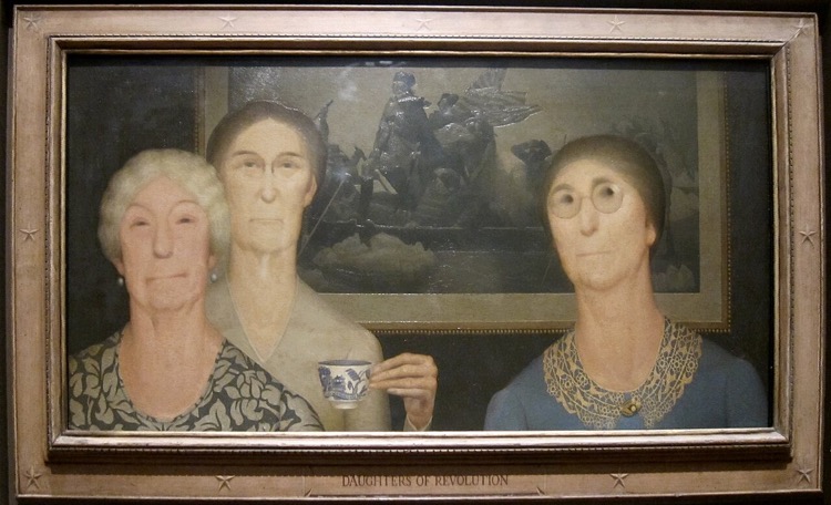 Daughters of Revolution by Grant Wood (1932)