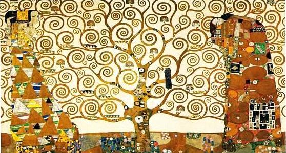 El árbol de la vida by Gustav Klimt (1909)