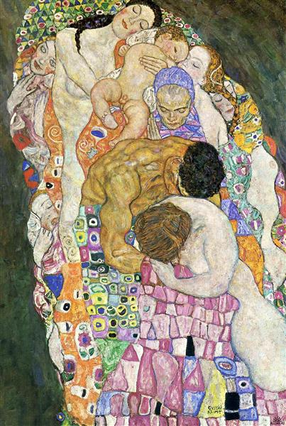 Muerte y vida by Gustav Klimt (1916)
