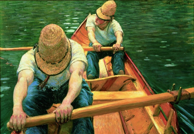 Remeros by Gustave Caillebotte (1877)