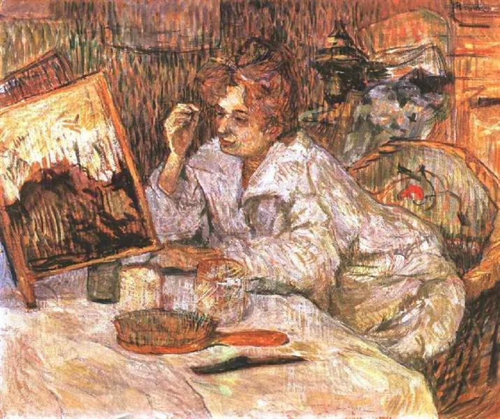 La toilette by Henri de Toulouse-Lautrec (1889)