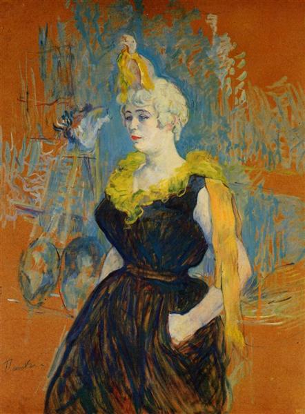 Cha-U-Kao, payasa by Henri de Toulouse-Lautrec (1895)