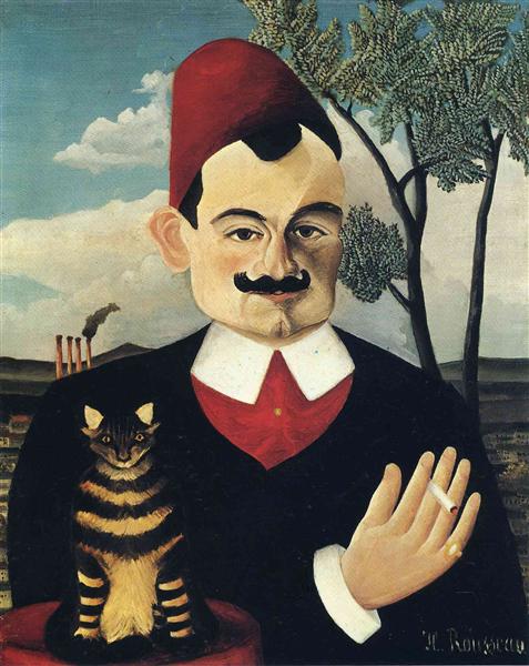 Retrato de Pierre Loti by Henri Rousseau (1891)