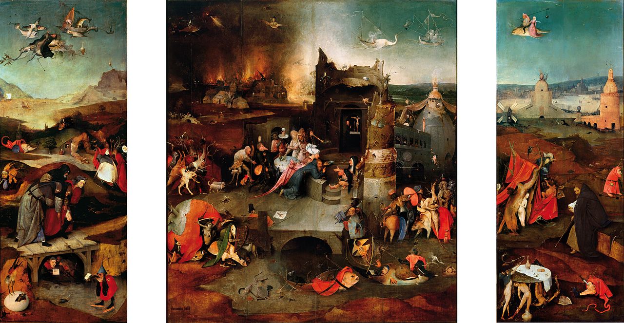 The Temptation of Saint Anthony by Hieronymus Bosch (1501)