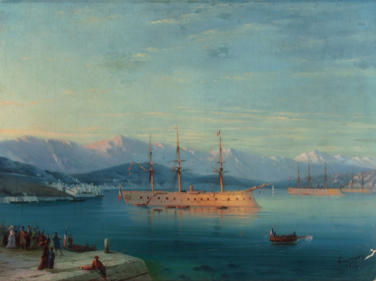 El Mar Negro by Ivan Aivazovsky (1881)