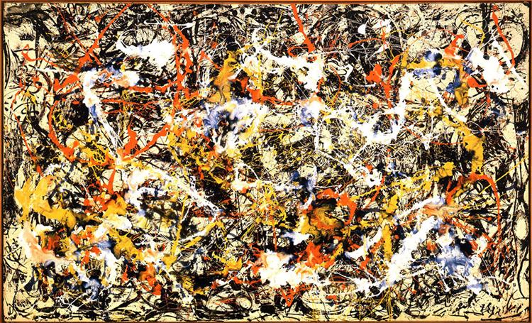 Convergencia by Jackson Pollock (1952)
