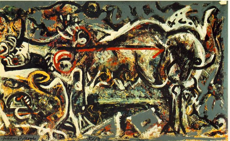 La loba by Jackson Pollock (1943)