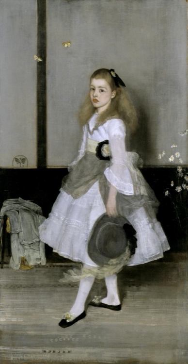 Armonía en gris y verde: la señorita Cicely Alexander by James McNeill Whistler (1874)