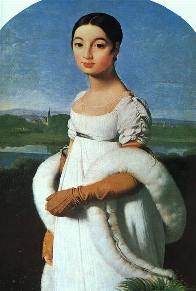 Retrato de Mademoiselle Rivière by Jean-Auguste-Dominique Ingres (1806)