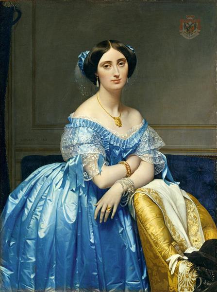 Princesa de Broglie by Jean-Auguste-Dominique Ingres (1853)